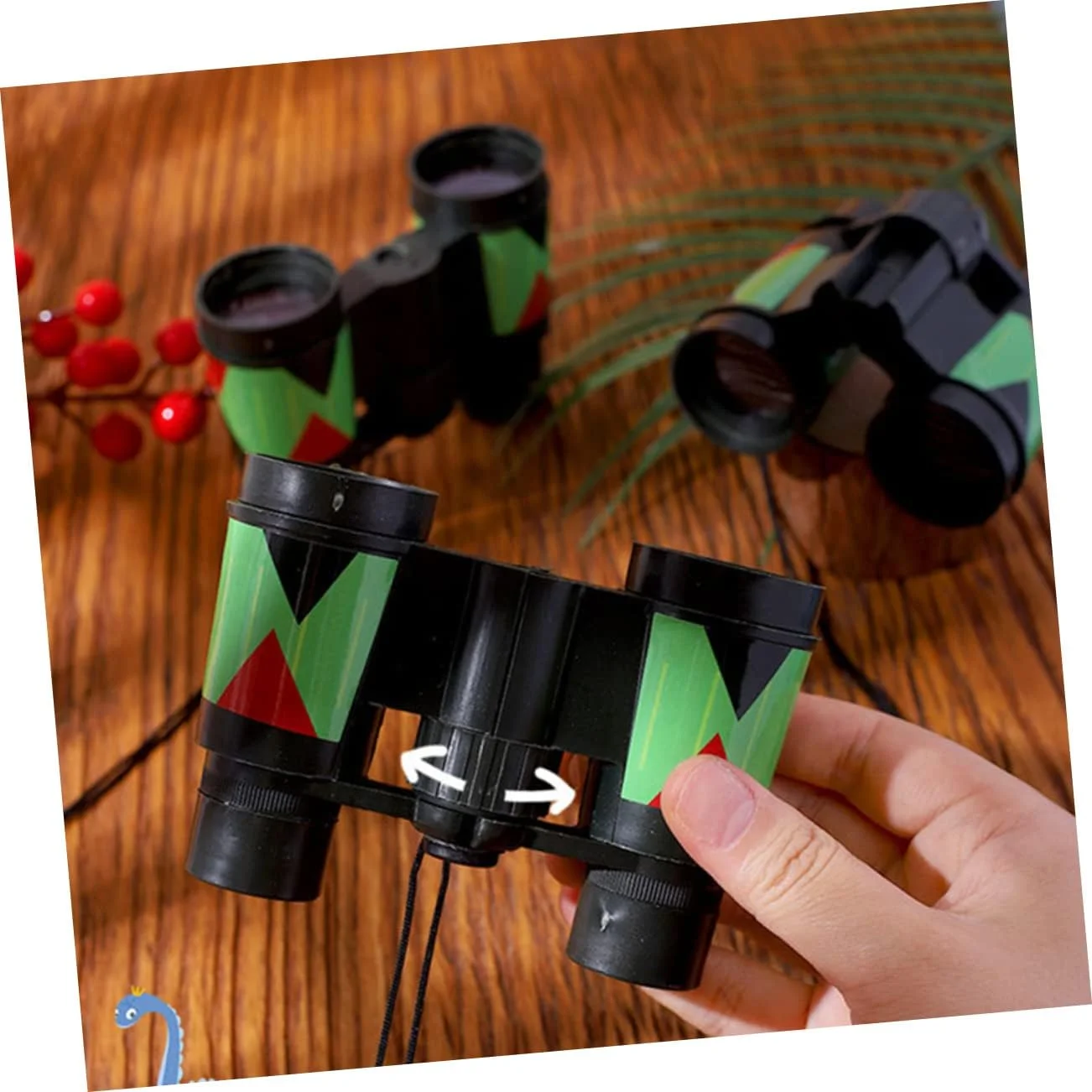 ۴ عدد اسباب بازی دوربین دوچشمی مقاوم در برابر سایش برای پسران و دختران خردسال، اسباب بازی تلسکوپ فضای باز