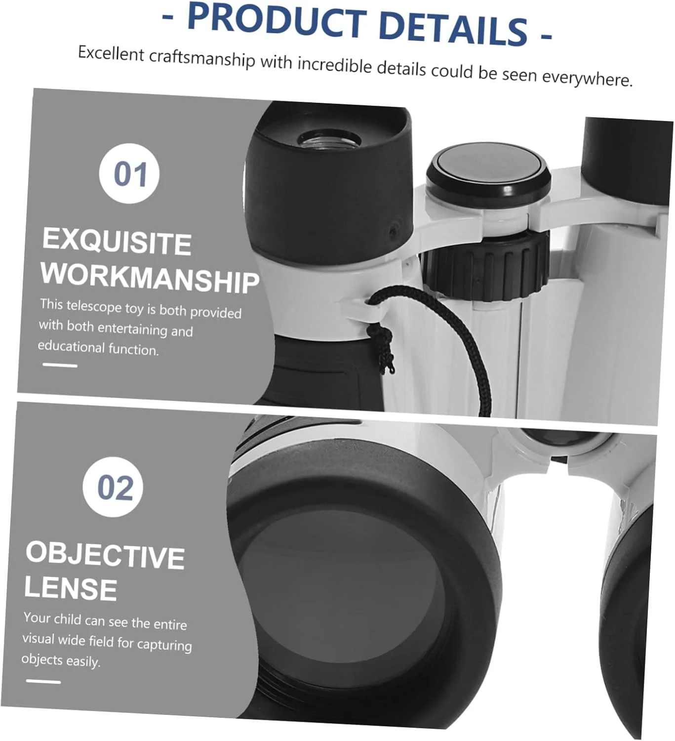 دوربین شکاری هاناباس برای پسران و دختران، اسباب بازی های قابل حمل فلزی در فضای باز، آموزشی و سرگرم کننده