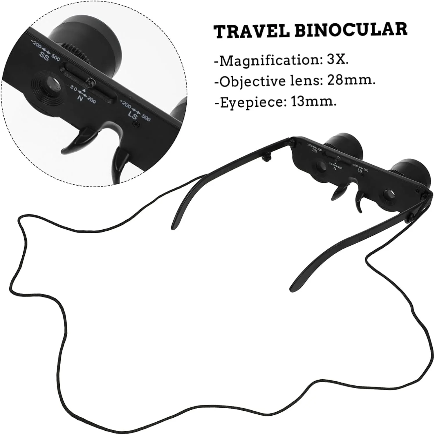 دوربین شکاری 3 برابر بزرگنمایی Angoily برای ورزش های فضای باز، دوربین دوچشمی جمع و جور برای کنسرت ها و مسافرت، عینک دید چند منظوره سبک وزن دوربین شکاری 3 برابر بزرگنمایی Angoily برای ورزش های فضای باز، دوربین دوچشمی جمع و جور برای کنسرت ها و مسافرت، عینک دید چند منظوره سبک وزن