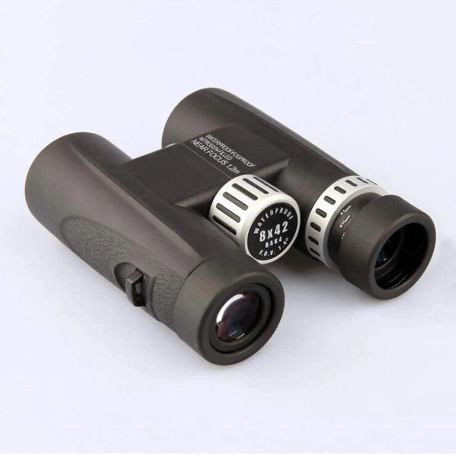 دوربین دوچشمی 8X42 قدرتمند، ضد آب و ضد مه با منشورهای Bak-4 به همراه کیف حمل و بند برای تماشای پرندگان