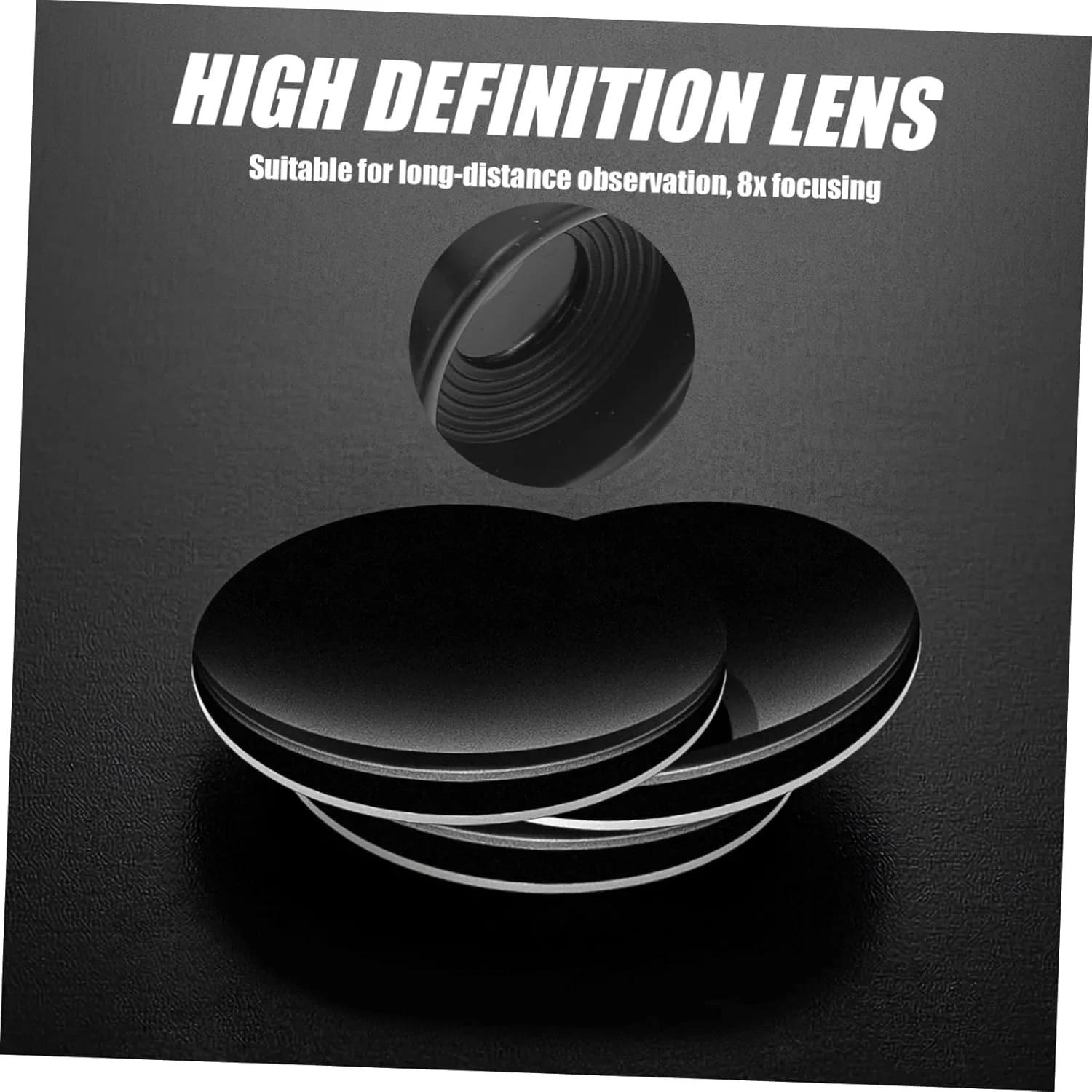 VOSAREA دوربین دوچشمی مشکی خلاقانه تلسکوپ سبک وزن برای ماجراجویی در فضای باز تماشای پرندگان و سرگرمی تولد برای پسران و سالخوردگان