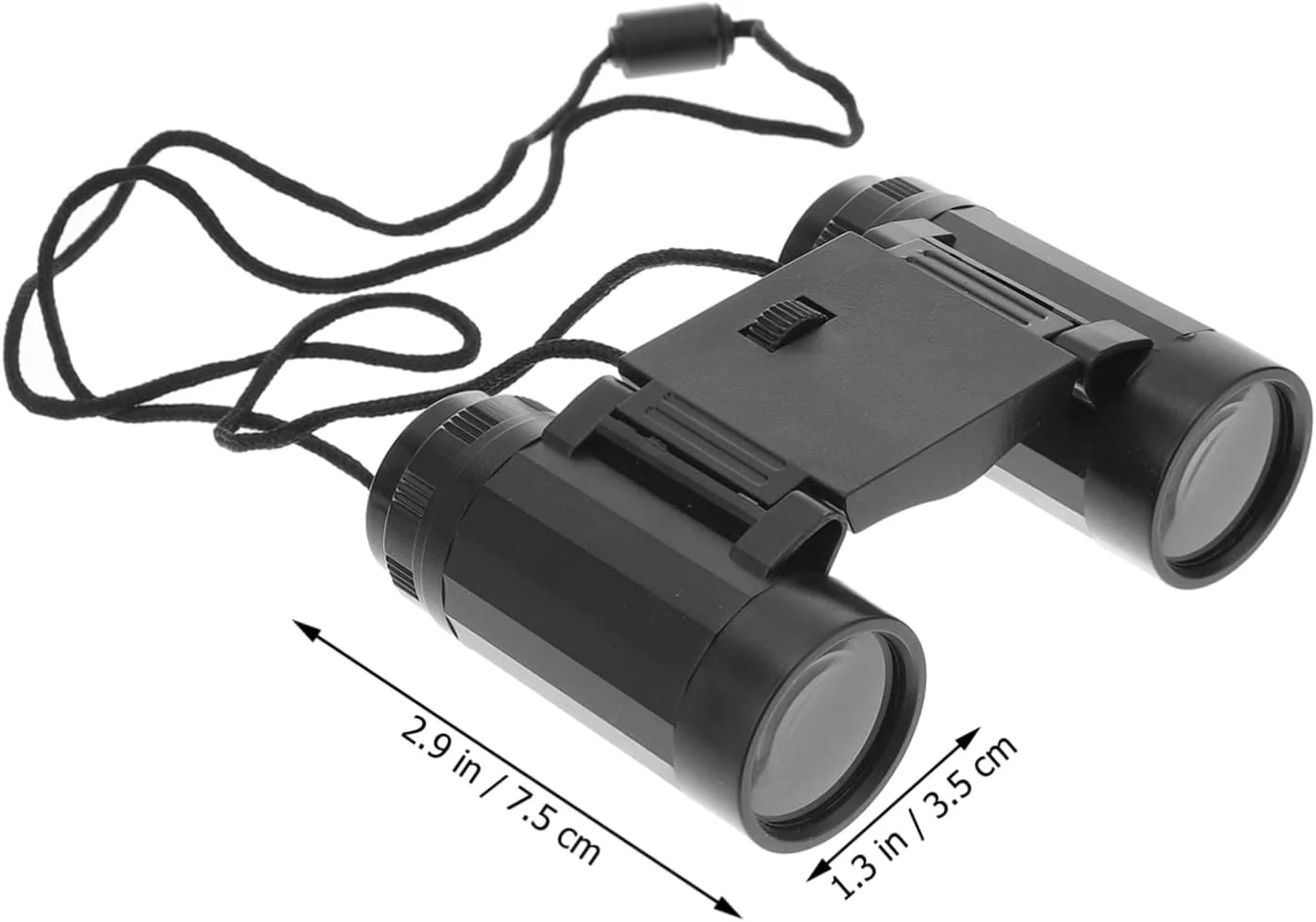 VOSAREA دوربین دوچشمی مشکی خلاقانه تلسکوپ سبک وزن برای ماجراجویی در فضای باز تماشای پرندگان و سرگرمی تولد برای پسران و سالخوردگان