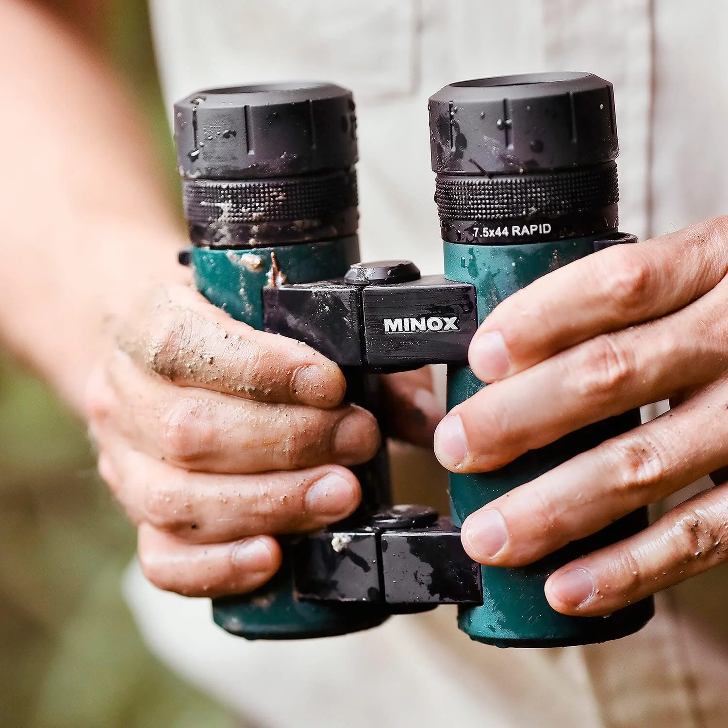 دوربین شکاری Minox Rapid 7,5x44 7,5 x سبز استتاری 80405445 دوربین شکاری Minox Rapid 7,5x44 7,5 x سبز استتاری 80405445