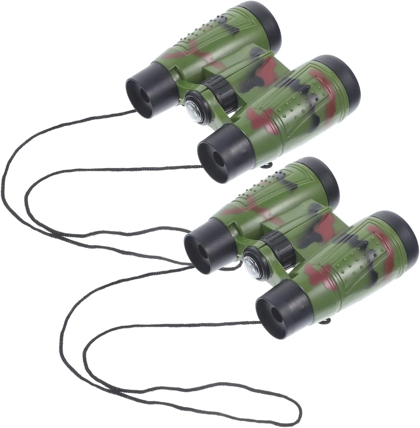 آنگویلی 2 عدد دوربین شکاری قابل حمل چند منظوره طرح استتار اسباب بازی برای کاوش در فضای باز، تماشای پرندگان، پیاده روی، پسران و دختران