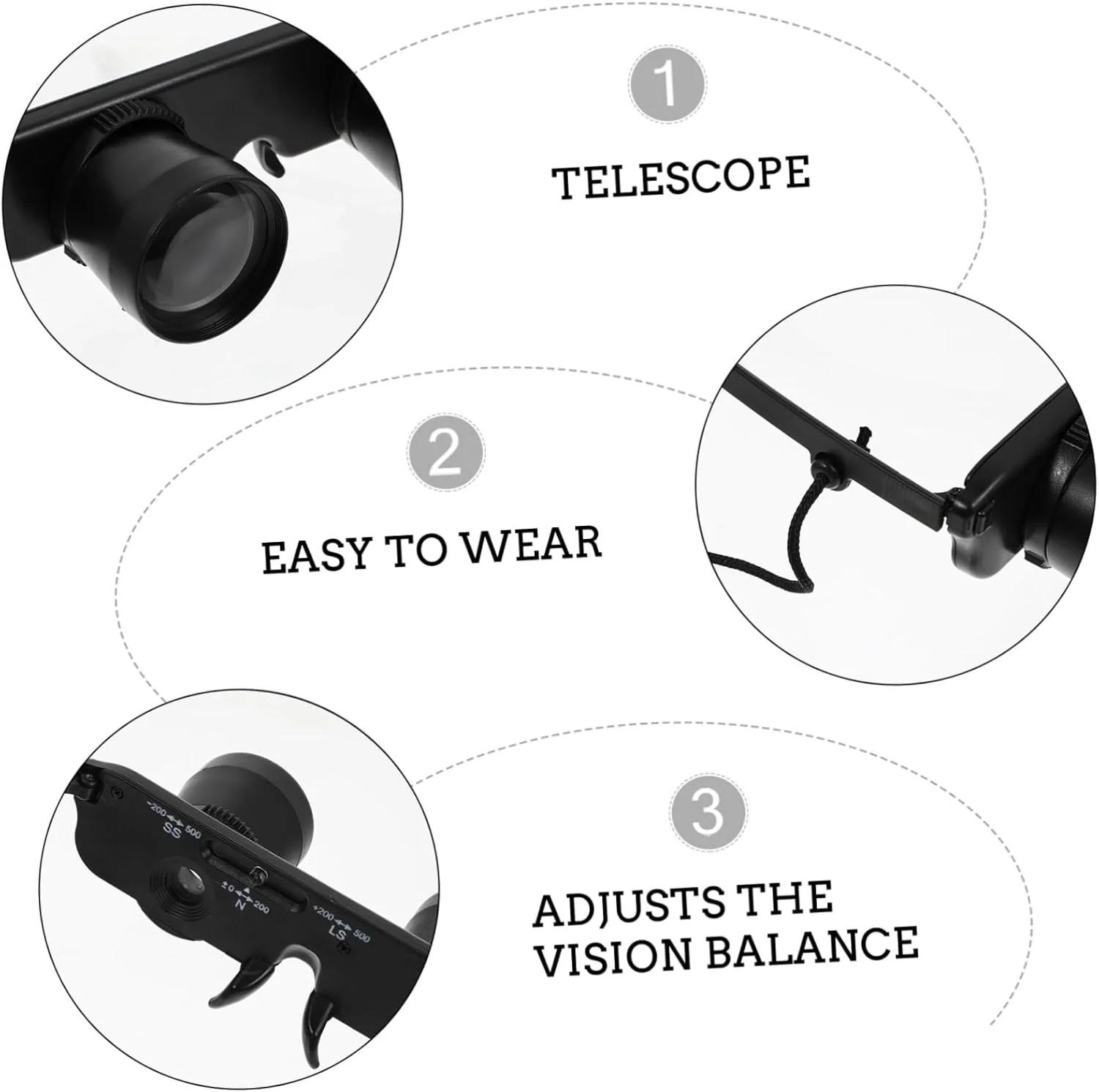 تلسکوپ قابل حمل Hemoton، مناسب برای ماهیگیری، تماشای پرندگان و فعالیت های خارج از منزل، سبک و با قابلیت حمل آسان