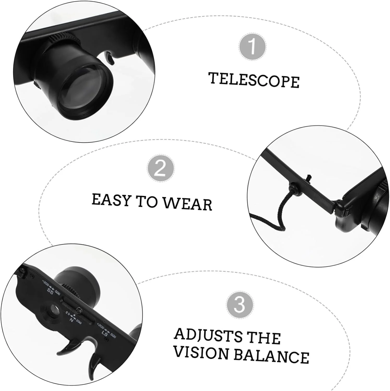 تلسکوپ سرهمی فشرده Homoyoyo، مناسب پسران و دختران، دوربین مسافرتی برای تماشای پرندگان و کنسرت ها