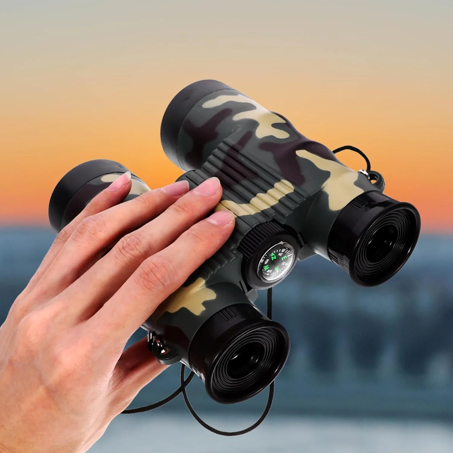 دوربین شکاری مسافرتی Angoily، جمع و جور، مناسب بزرگسالان، تلسکوپ کوچک قابل حمل برای تماشای پرندگان