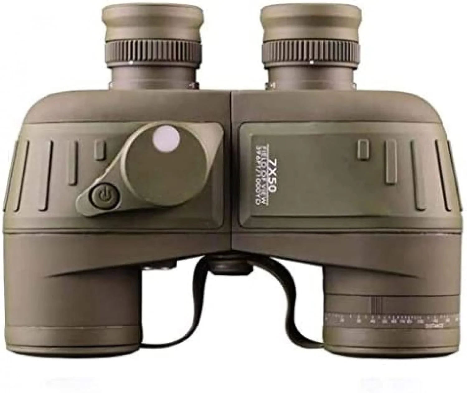 دوربین دوچشمی قطب‌نما اقیانوسی - با مختصات فاصله‌یابی 7X50 HD دید واضح در نور کم، ضدآب، مناسب تماشای پرندگان و شکار
