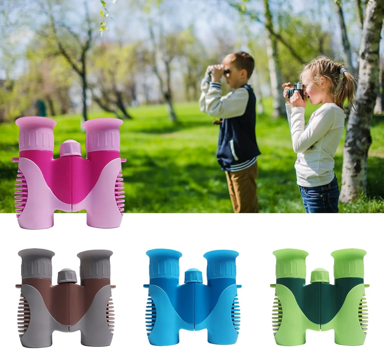 دوربین شکاری با بزرگنمایی 8 برابر، طراحی تاشو، قابلیت تنظیم فوکوس، مناسب برای تماشا پرندگان و فعالیت های فضای باز کودکان