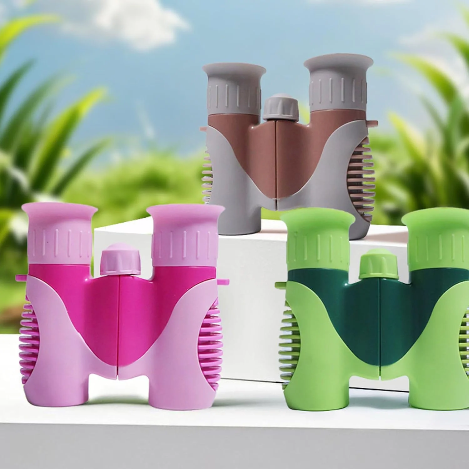 دوربین شکاری با بزرگنمایی 8 برابر، طراحی تاشو، قابلیت تنظیم فوکوس، مناسب برای تماشا پرندگان و فعالیت های فضای باز کودکان