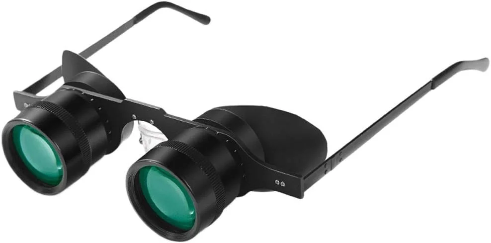 تلسکوپ ماهیگیری قابل استفاده با عینک، بزرگنمایی 10 برابر، HD، تلسکوپ اختصاصی ماهیگیری، قابل حمل (رنگ: فیلم سبز فوق العاده شفاف)