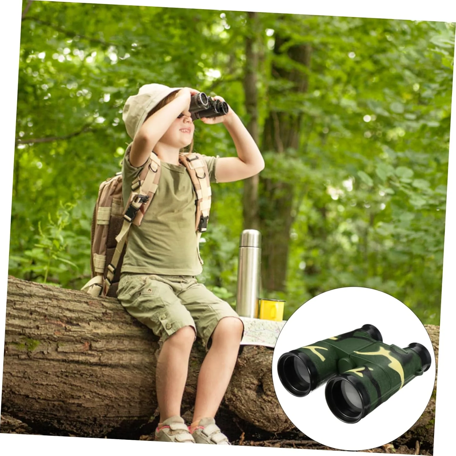 DOITOOL 1 ست دوربین دوچشمی استتاری با وضوح بالا، مناسب برای تماشا در فضای باز، مسافرت و کاوش در طبیعت، با قابلیت تنظیم فوکوس و بزرگنمایی برای پسران DOITOOL 1 ست دوربین دوچشمی استتاری با وضوح بالا، مناسب برای تماشا در فضای باز، مسافرت و کاوش در طبیعت، با قابلیت تنظیم فوکوس و بزرگنمایی برای پسران