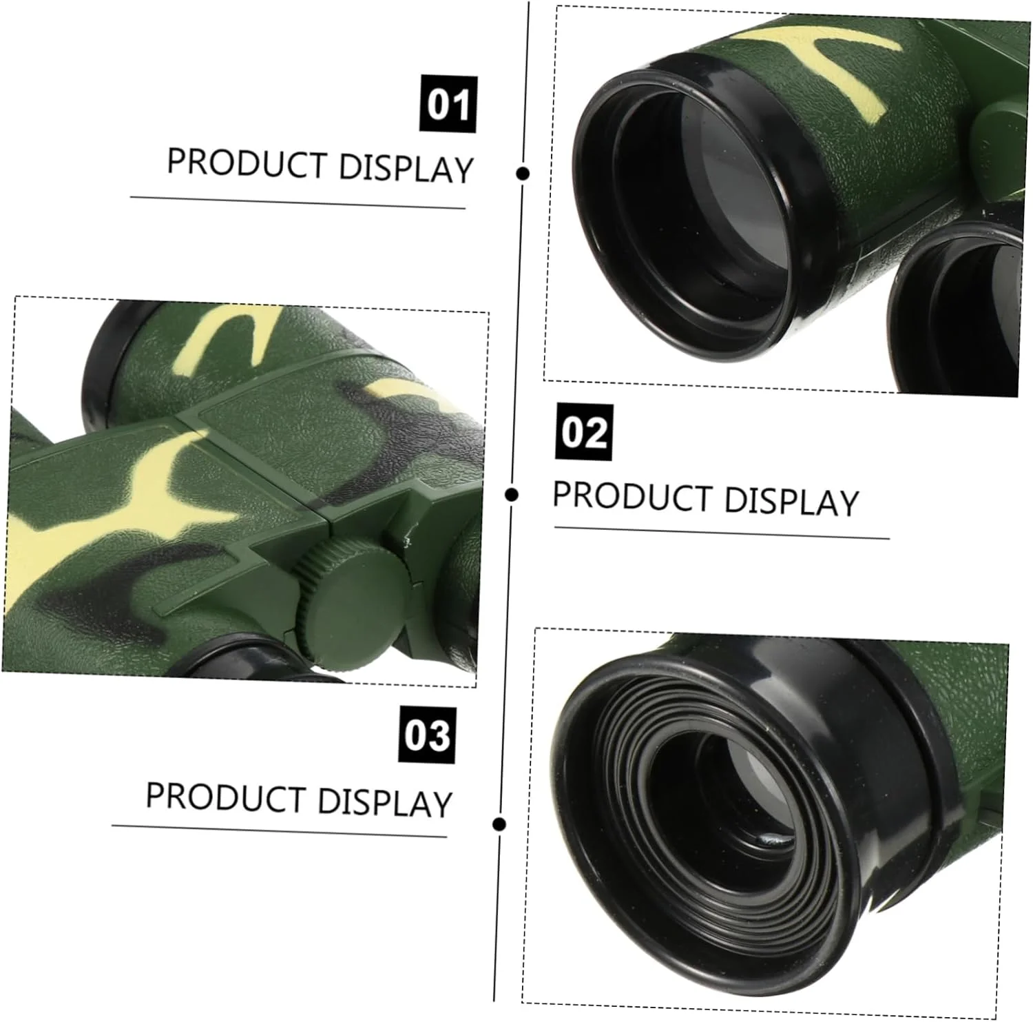 DOITOOL 1 ست دوربین دوچشمی استتاری با وضوح بالا، مناسب برای تماشا در فضای باز، مسافرت و کاوش در طبیعت، با قابلیت تنظیم فوکوس و بزرگنمایی برای پسران DOITOOL 1 ست دوربین دوچشمی استتاری با وضوح بالا، مناسب برای تماشا در فضای باز، مسافرت و کاوش در طبیعت، با قابلیت تنظیم فوکوس و بزرگنمایی برای پسران