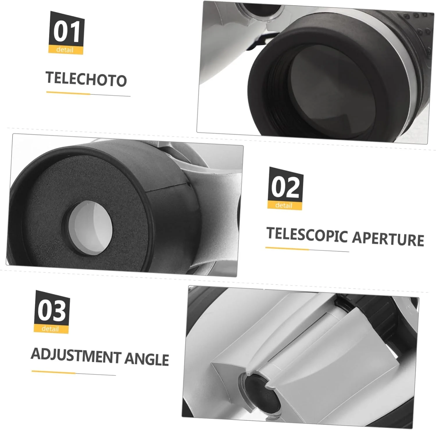 BESPORTBLE 1 عدد دوربین دوچشمی تلسکوپ دو لوله ای برای تماشای طبیعت وحشی برای پسران