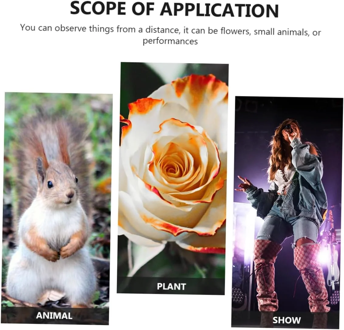 دوربین شکاری کوچک آنگولی برای تماشای پرندگان و مسافرت، طراحی سبک و آسان برای ماجراجویی در فضای باز