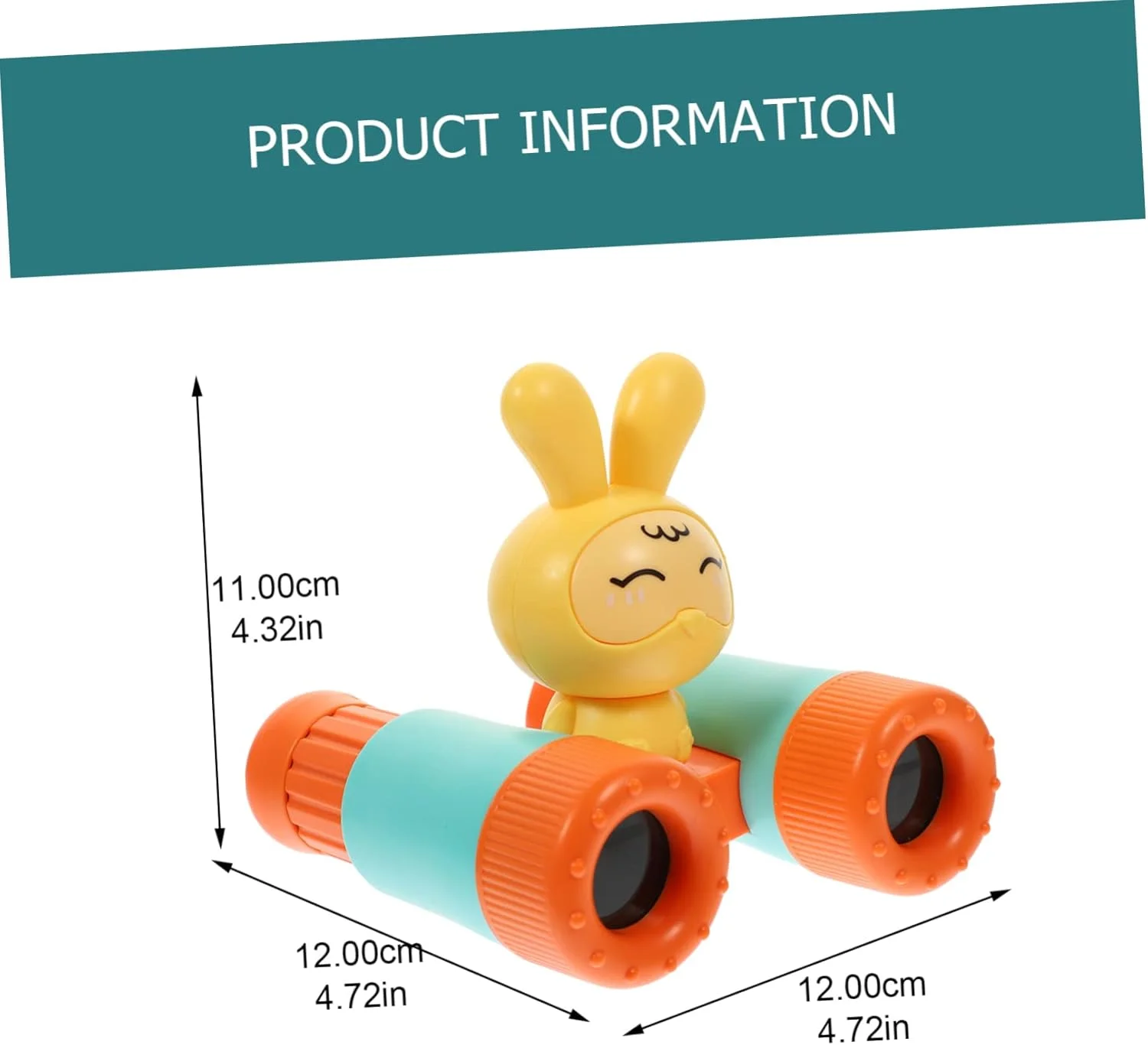 یک ست دوربین دوچشمی کارتونی خنده دار Angoily برای بزرگنمایی قابل حمل، دوربین دوچشمی سبک و جمع و جور با سوت کارتونی برای گشت و گذار و ماجراجویی