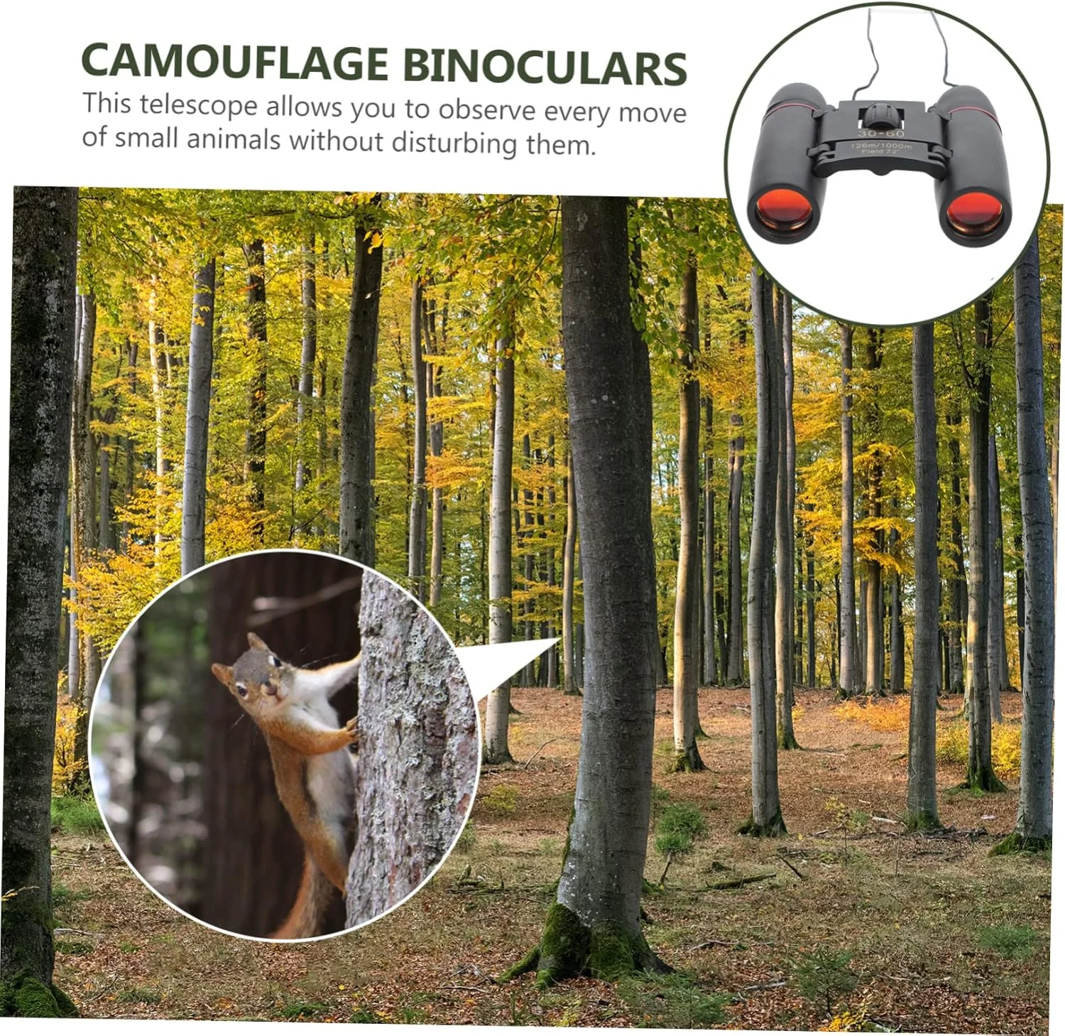 دوربین شکاری دید در شب Angoily با نور کم، طراحی سبک و جمع و جور برای پیاده روی، کنسرت، مسافرت، تماشای پرندگان و فعالیت های خارج از منزل