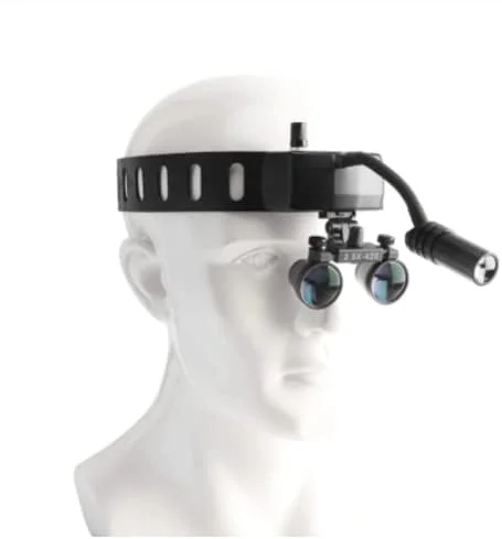 هدلایت LED 5 واتی بی سیم با لوپ های دوچشمی 2.5X