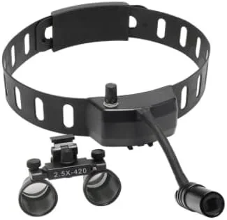 هدلایت LED 5 واتی بی سیم با لوپ های دوچشمی 2.5X