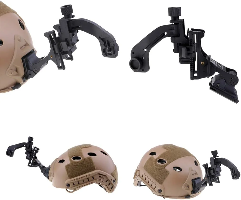 نگهدارنده فلزی عینک دید در شب برای کلاه ایمنی مقاوم در برابر ضربه J-Arm Mount PVS-14 Fast M88 MICH