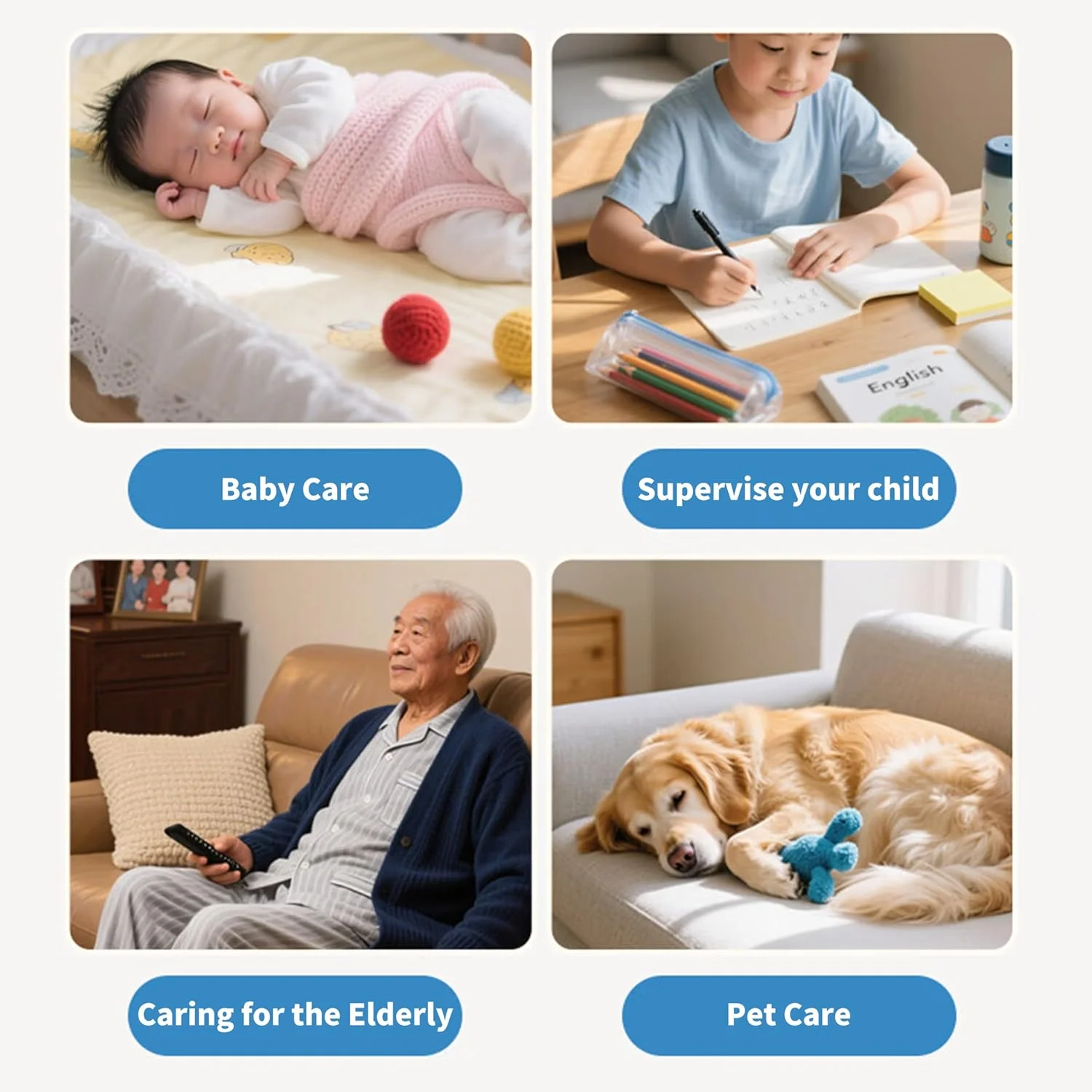 مانیتور تصویری کودک TimeFlys با صفحه نمایش 2.8 اینچی، دوربین دید در شب، صدای دو طرفه، لالایی، واحدهای قابل حمل، بدون نیاز به وای فای، مدل Z280L مانیتور تصویری کودک TimeFlys با صفحه نمایش 2.8 اینچی، دوربین دید در شب، صدای دو طرفه، لالایی، واحدهای قابل حمل، بدون نیاز به وای فای، مدل Z280L