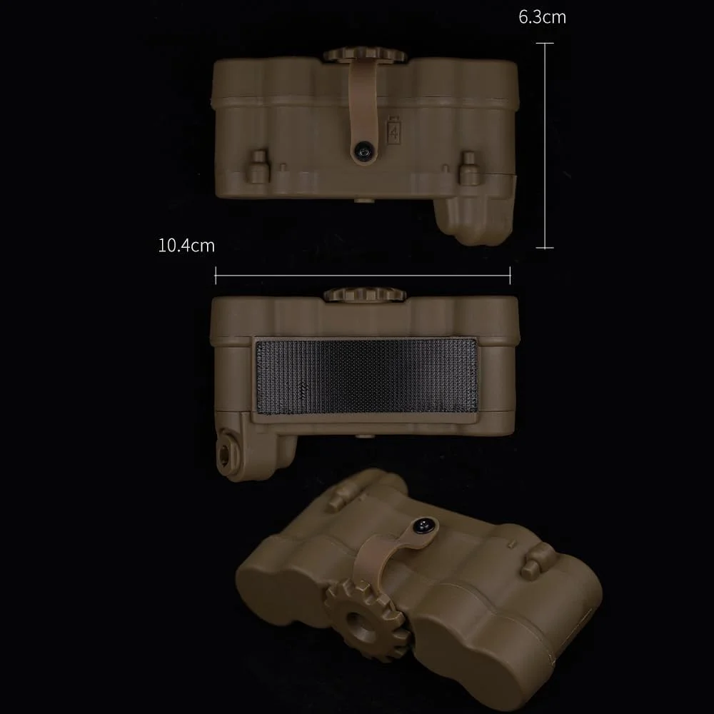 مدل ماکت تاکتیکی GPNVG 18، مدل عینک دید در شب، برای نصب روی کلاه تاکتیکی NVG | برای نمایش Cosplay