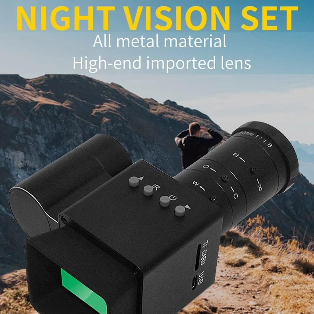 دستگاه قابل حمل 1080P برای استفاده در روز و شب با صفحه نمایش 1.54 اینچی، قابلیت عکس برداری و ضبط ویدیو، دوربین دیجیتال مادون قرمز برای ماهیگیری در فضای باز، قایق سواری و مشاهده دستگاه قابل حمل 1080P برای استفاده در روز و شب با صفحه نمایش 1.54 اینچی، قابلیت عکس برداری و ضبط ویدیو، دوربین دیجیتال مادون قرمز برای ماهیگیری در فضای باز، قایق سواری و مشاهده