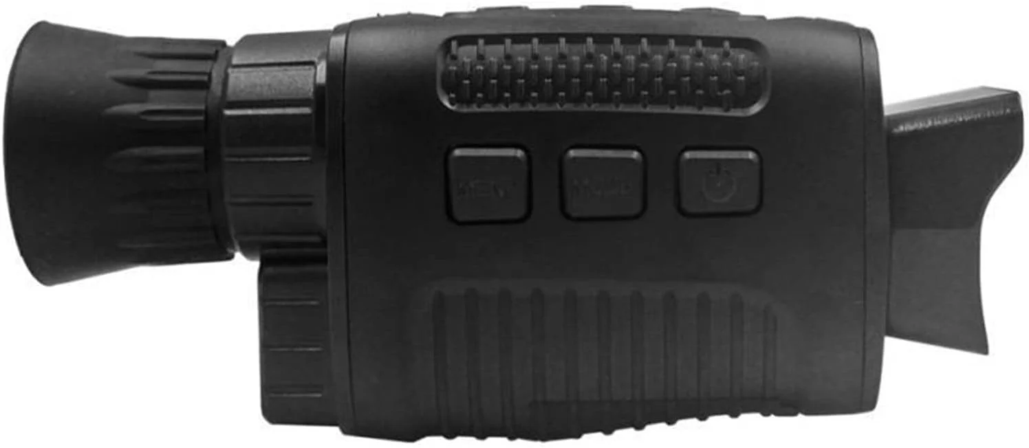 تلسکوپ دید در شب 4K/30FPS با قابلیت ضبط ویدیو، دید نوری دیجیتال مادون قرمز 5x40، برد 300 متری، مناسب شکار (رنگ: تلسکوپ مشکی)