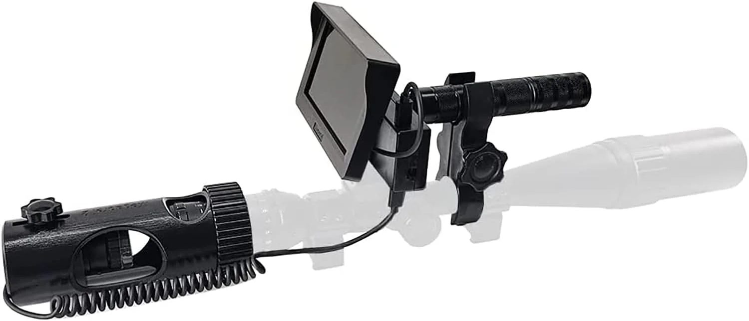 دوربین دید در شب 720P، تلسکوپ مادون قرمز 3 مگاپیکسلی با چراغ قوه، ضد ضربه، پشتیبانی از چند زبان