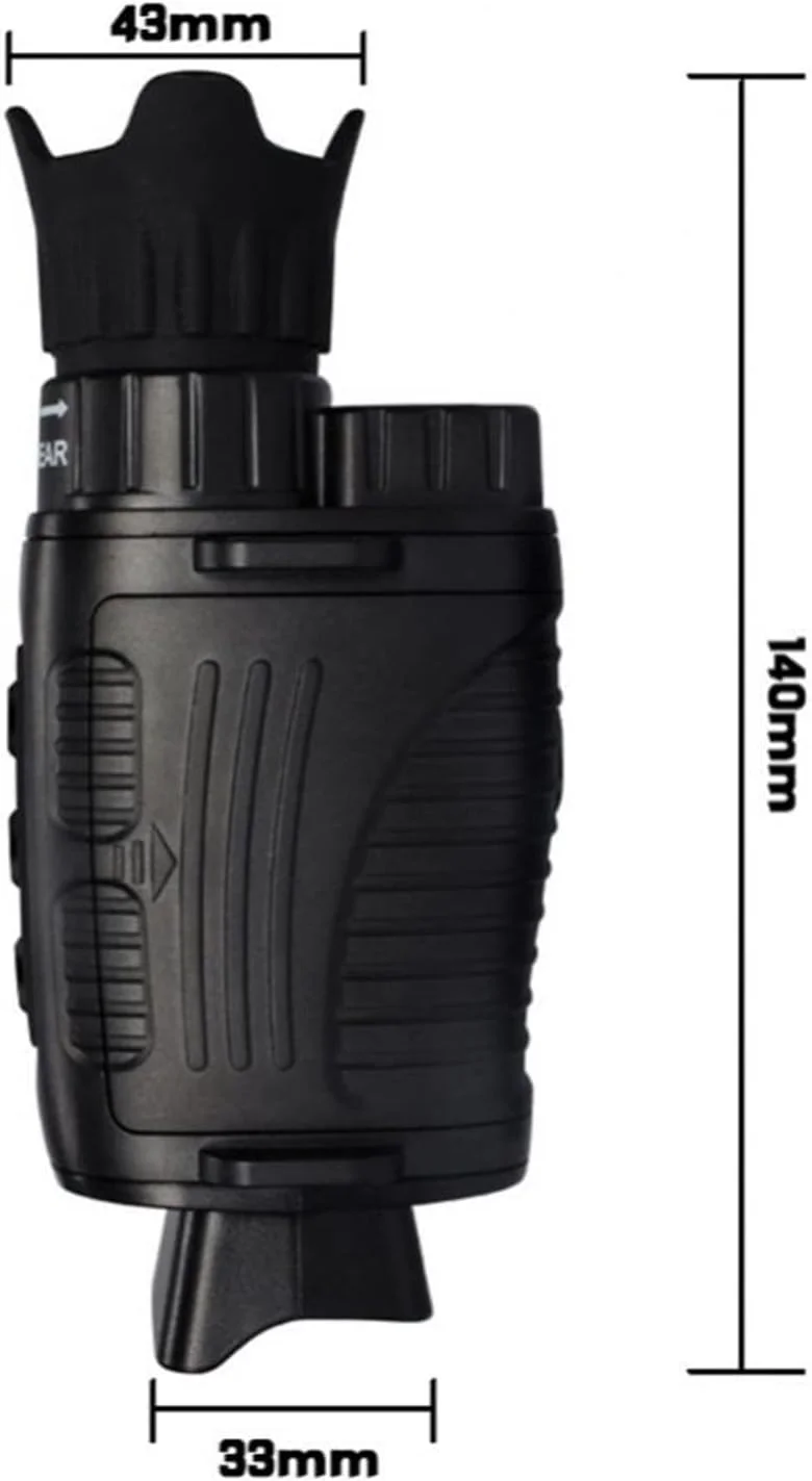 تلسکوپ دید در شب 4K/30FPS با قابلیت ضبط ویدئو، دید نوری دیجیتال مادون قرمز 5x40، برد 300 متری، مناسب شکار (رنگ: تلسکوپ آبی)