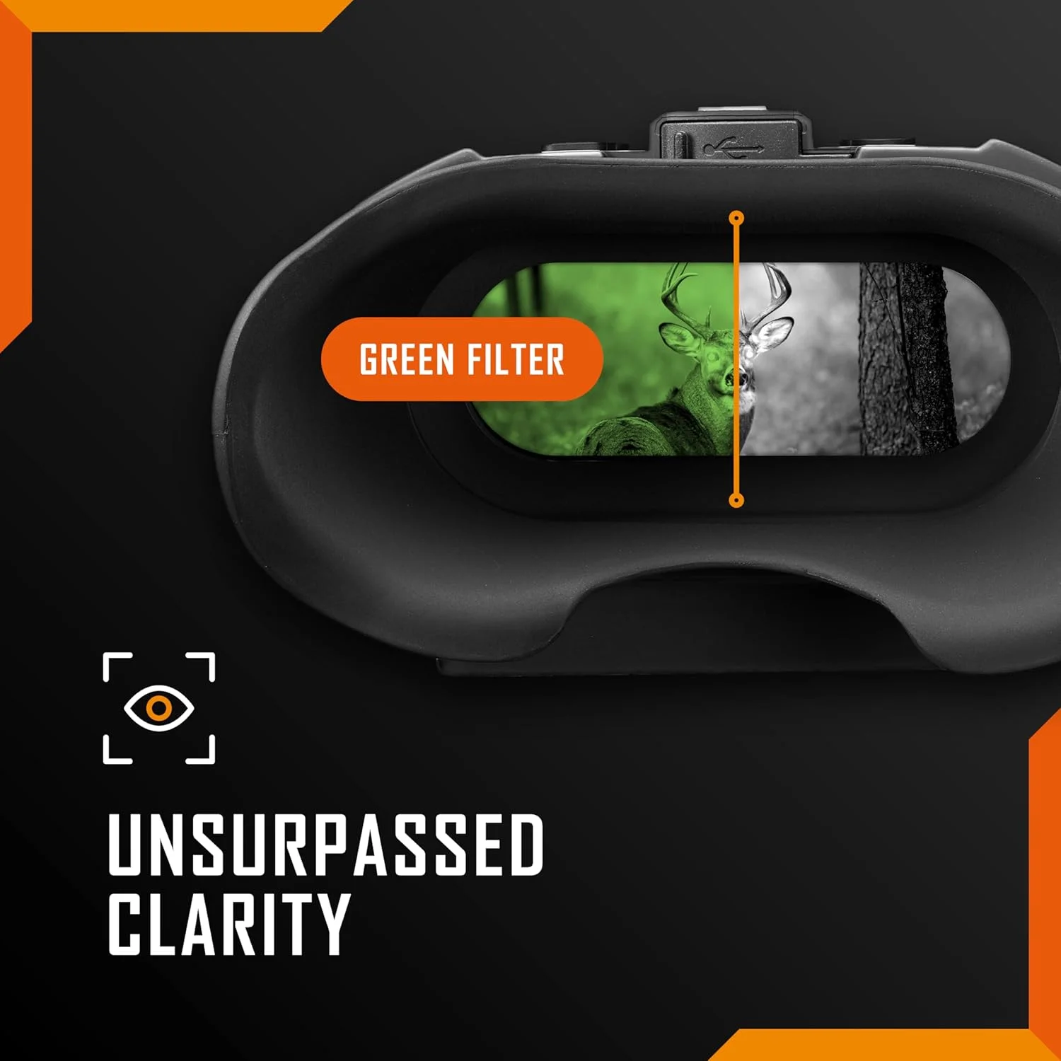 عینک دید در شب Nightfox Swift 2 Pro | نصب روی سر | بزرگنمایی 1 برابر | کیفیت 1080P HD | قابل شارژ با USB | دوربین دوچشمی دید در شب مادون قرمز دیجیتال | NVG