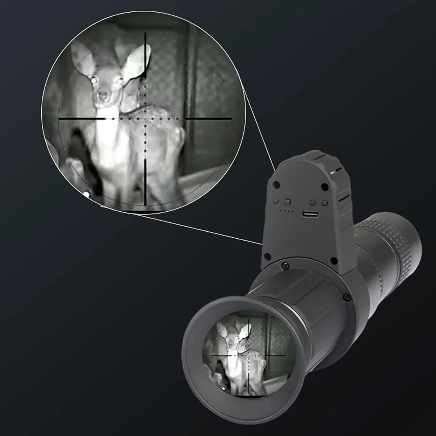 تک چشمی با نشانگر متقاطع دید در شب دیجیتال، دستگاه دید در شب دیجیتال، دستگاه دید در شب با فاصله دید 500 متری در تاریکی مطلق با زوم دیجیتال 4 برابر تک چشمی با نشانگر متقاطع دید در شب دیجیتال، دستگاه دید در شب دیجیتال، دستگاه دید در شب با فاصله دید 500 متری در تاریکی مطلق با زوم دیجیتال 4 برابر