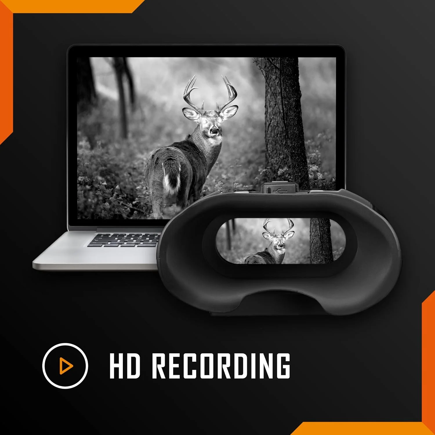 عینک دید در شب Nightfox Swift 2 Pro | نصب روی سر | بزرگنمایی 1 برابر | کیفیت 1080P HD | قابل شارژ با USB | دوربین دوچشمی دید در شب مادون قرمز دیجیتال | NVG