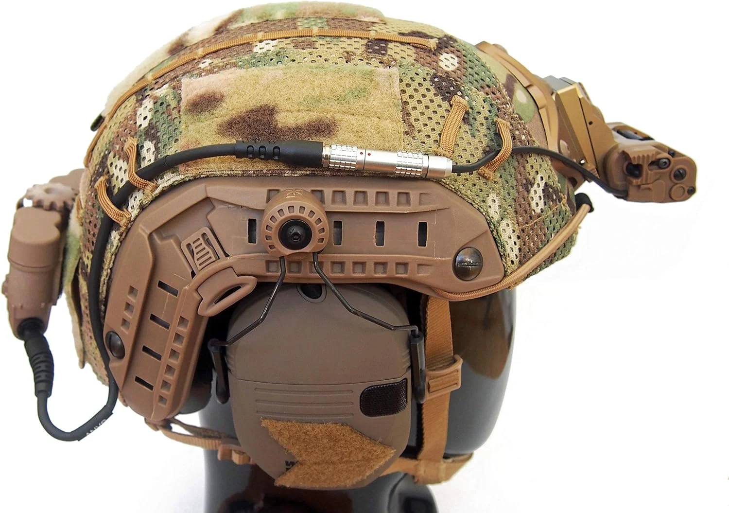 کابل برق 8 اینچی 4 پین ANVIS/LEMO به Fischer/BNVD برای سیستم های دید در شب NVG