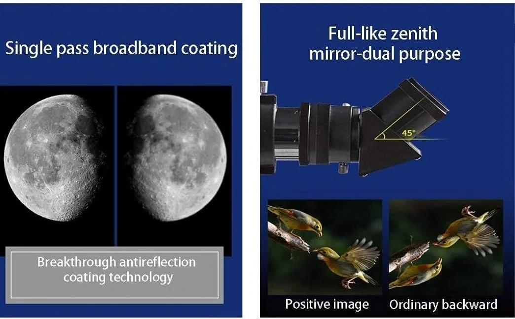 دوربین دید در شب، تلسکوپ ستاره‌نگاری با کاربری آسان، تلسکوپ دو منظوره فضا و زمین، تلسکوپ هدف‌گیری، هدیه ایده‌آل، بسته 2