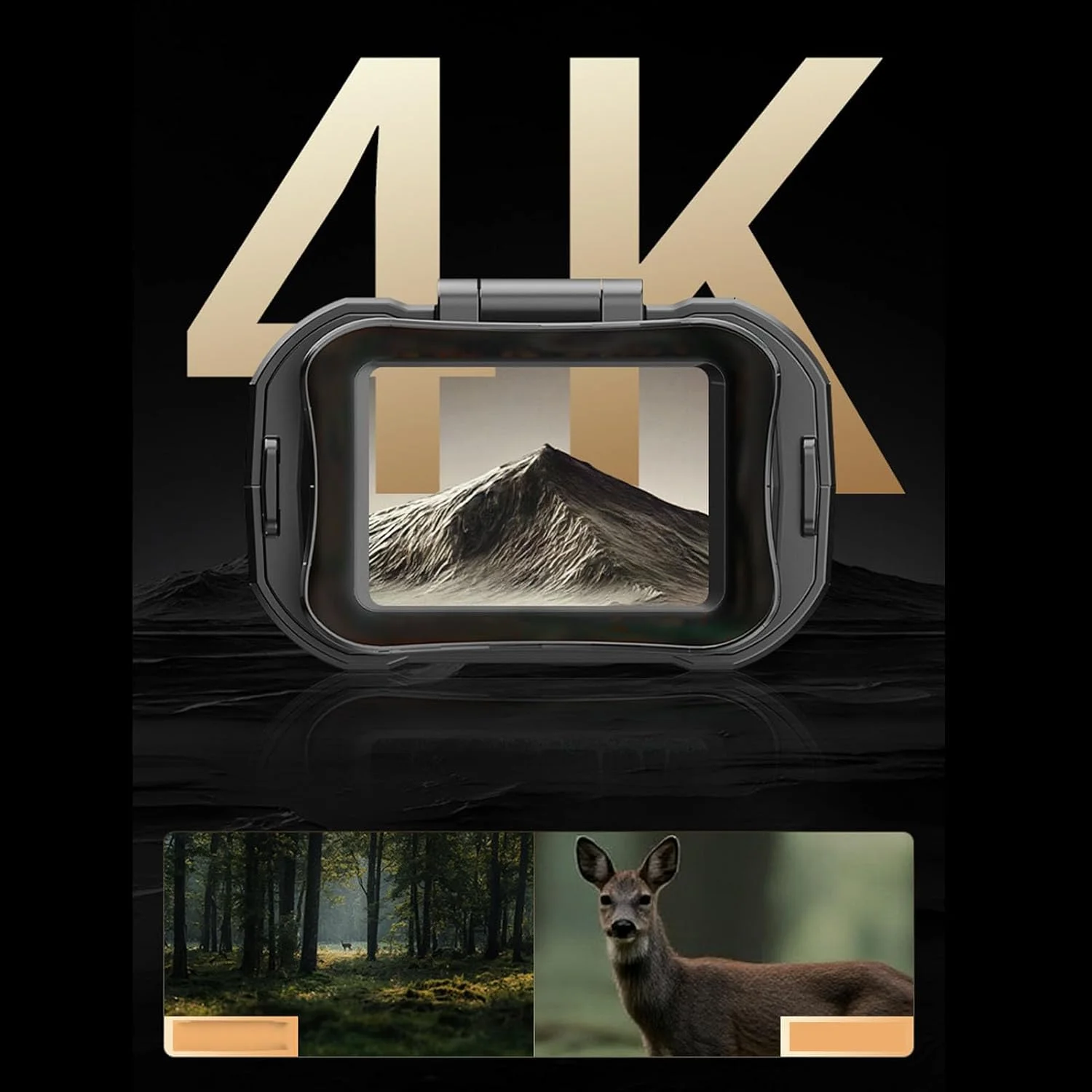 دوربین دوچشمی دیجیتال HD، زوم 28X با کیفیت 4K HD و 64 مگاپیکسل، تلسکوپ دستی برای تماشای پرندگان و حیات وحش، عکاسی در فضای باز با اتصال WiFi و رابط جهانی دوربین دوچشمی دیجیتال HD، زوم 28X با کیفیت 4K HD و 64 مگاپیکسل، تلسکوپ دستی برای تماشای پرندگان و حیات وحش، عکاسی در فضای باز با اتصال WiFi و رابط جهانی