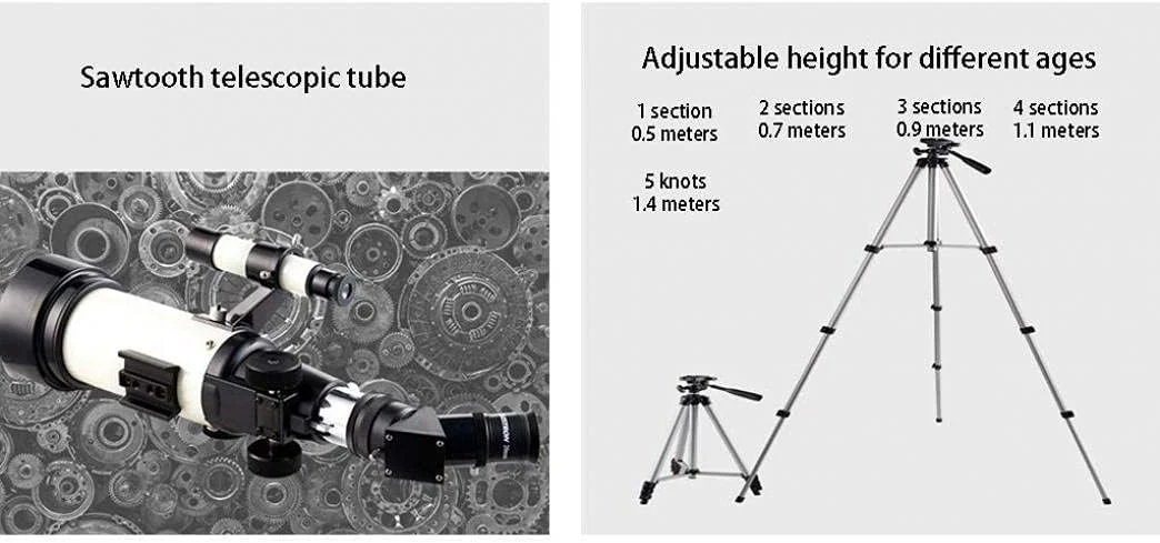 دوربین دید در شب، تلسکوپ ستاره‌نگاری با کاربری آسان، تلسکوپ دو منظوره فضا و زمین، تلسکوپ هدف‌گیری، هدیه ایده‌آل، بسته 2