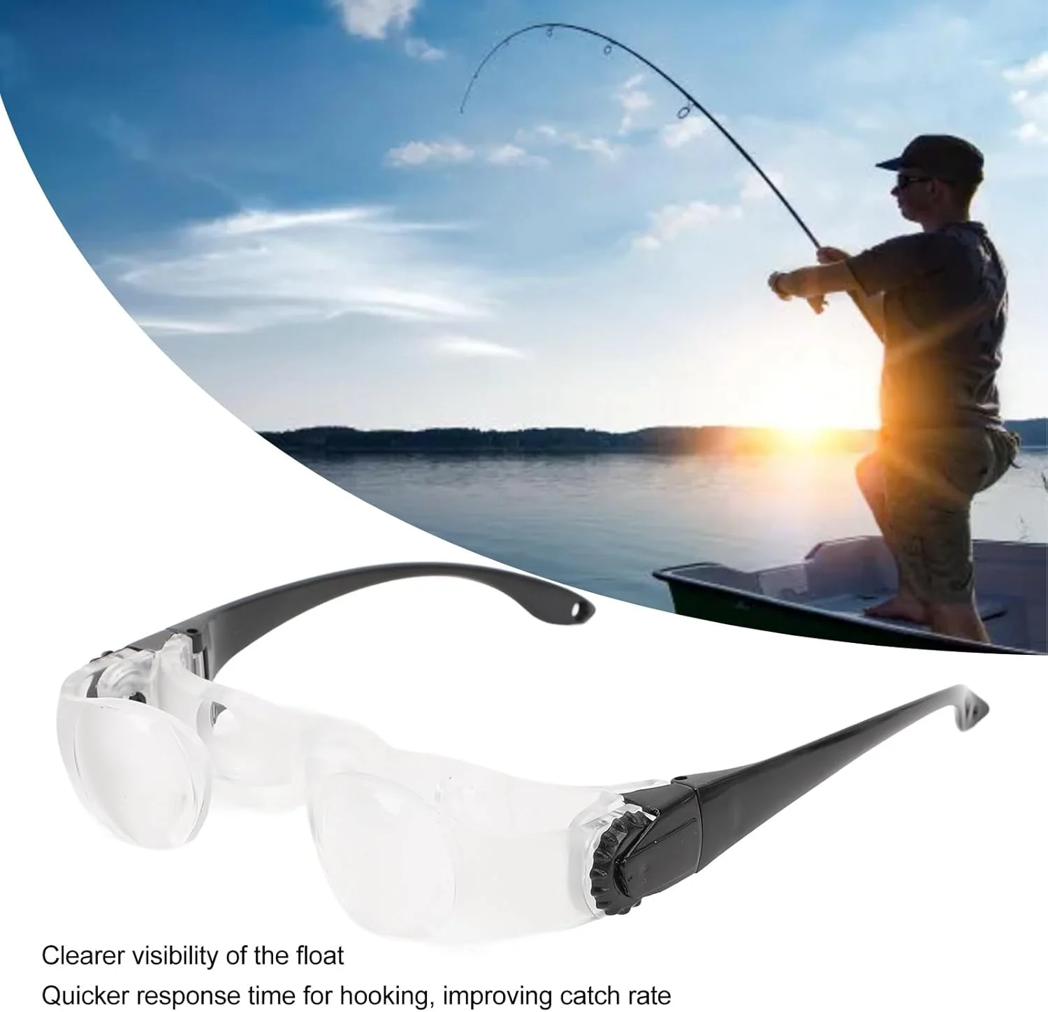 دوربین دوچشمی تلسکوپی Yoidesu، تلسکوپ دوچشمی هندزفری اپرا، بزرگنمایی 4 برابر، فاصله کانونی قابل تنظیم، برای تماشای پرندگان در فضای باز، ماهیگیری، کنسرت (نسخه نزدیک بین)