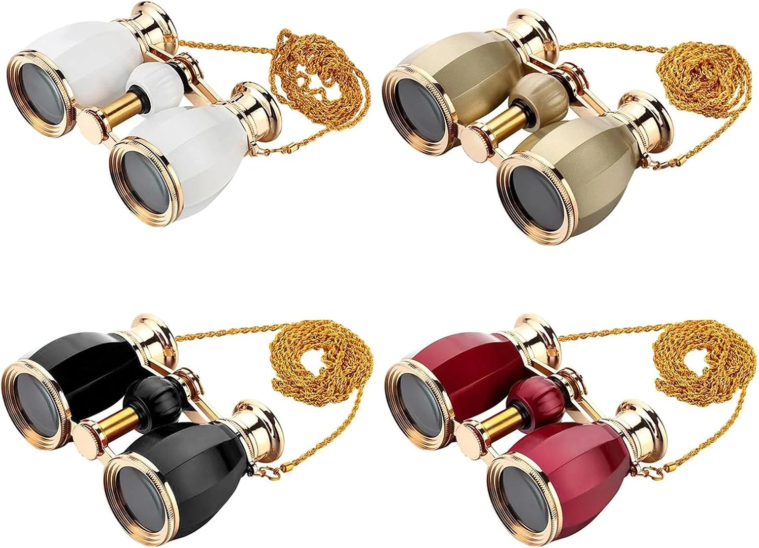 دوربین چشمی، عینک قابل حمل 4X30 با زنجیر برای دوستداران تئاتر و موسیقی، اجراهای زنده