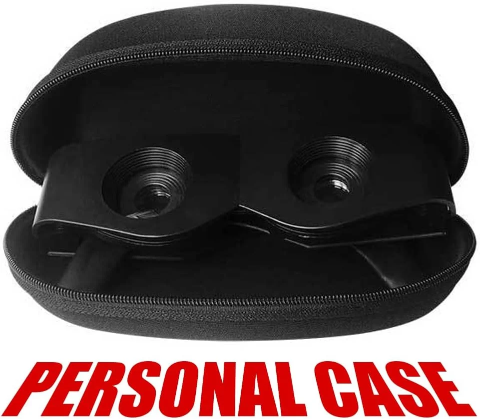 ابزار دوربین شکاری ماهیگیری - مناسب سایز سر 21.5-22.5 اینچ، عینک دوربین 3-6 برابر برای ورزش های آبی، دوربین و عینک قابل حمل متوسط-کوچک با لنز 2 رنگ، عرض 5.5 اینچ