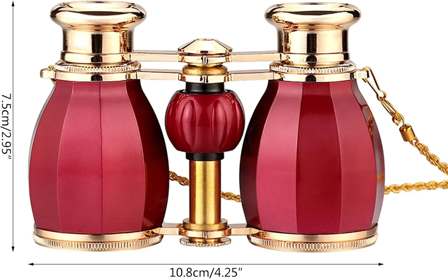 دوربین چشمی، عینک قابل حمل 4X30 با زنجیر برای دوستداران تئاتر و موسیقی و اجراهای زنده