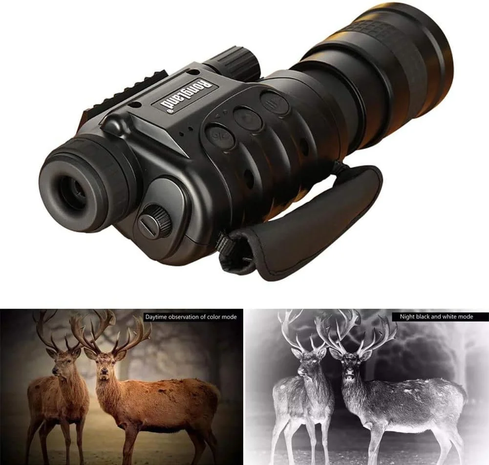 دستگاه دید در شب دیجیتال حرفه ای - کیفیت تصویر نسل دوم، عملکرد شب و روز، IR خودکار، عکس، فیلم، خروجی ویدئو، 7x60mm، تلسکوپ های مشکی 2021 مدل جدید دستگاه دید در شب دیجیتال حرفه ای - کیفیت تصویر نسل دوم، عملکرد شب و روز، IR خودکار، عکس، فیلم، خروجی ویدئو، 7x60mm، تلسکوپ های مشکی 2021 مدل جدید