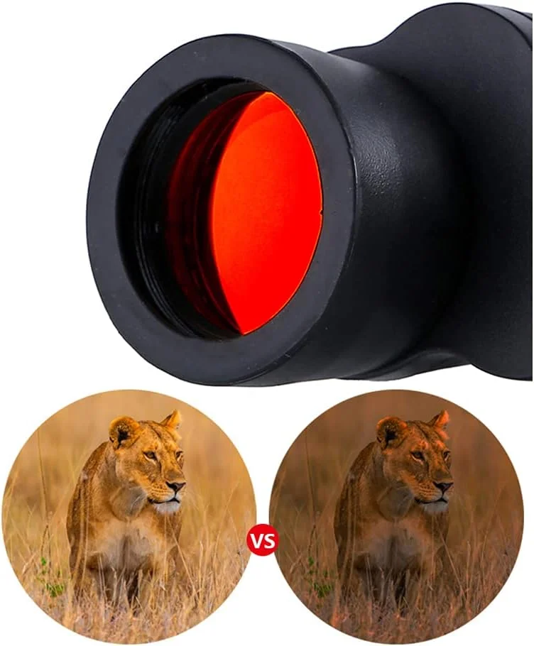 دوربین دوچشمی، دوربین دوچشمی 80x80 با وضوح بالا، لنز شیشه ای اپتیکال، دید در نور کم برای ورزش و...