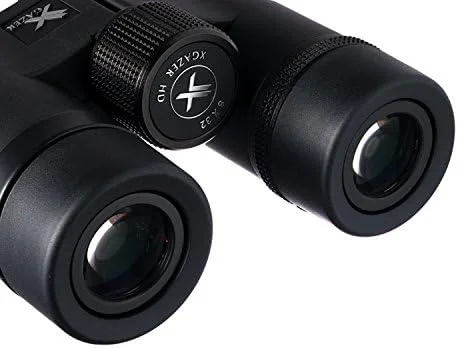 دوربین دوچشمی Xgazer Optics 8x32 Ultra HD Certvision، لنزهای ضد انعکاس ضد آب، ضد مه، ضد باران | شکار، سافاری، تماشای پرندگان، رویدادهای ورزشی | شامل بند، کیف سخت، پوشش ها