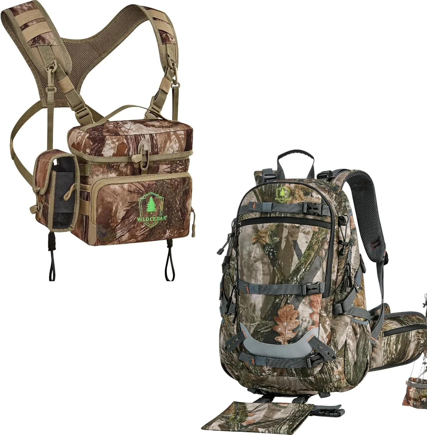 کیف سینه ای دوربین دوچشمی - M + کوله پشتی شکار 35 لیتری