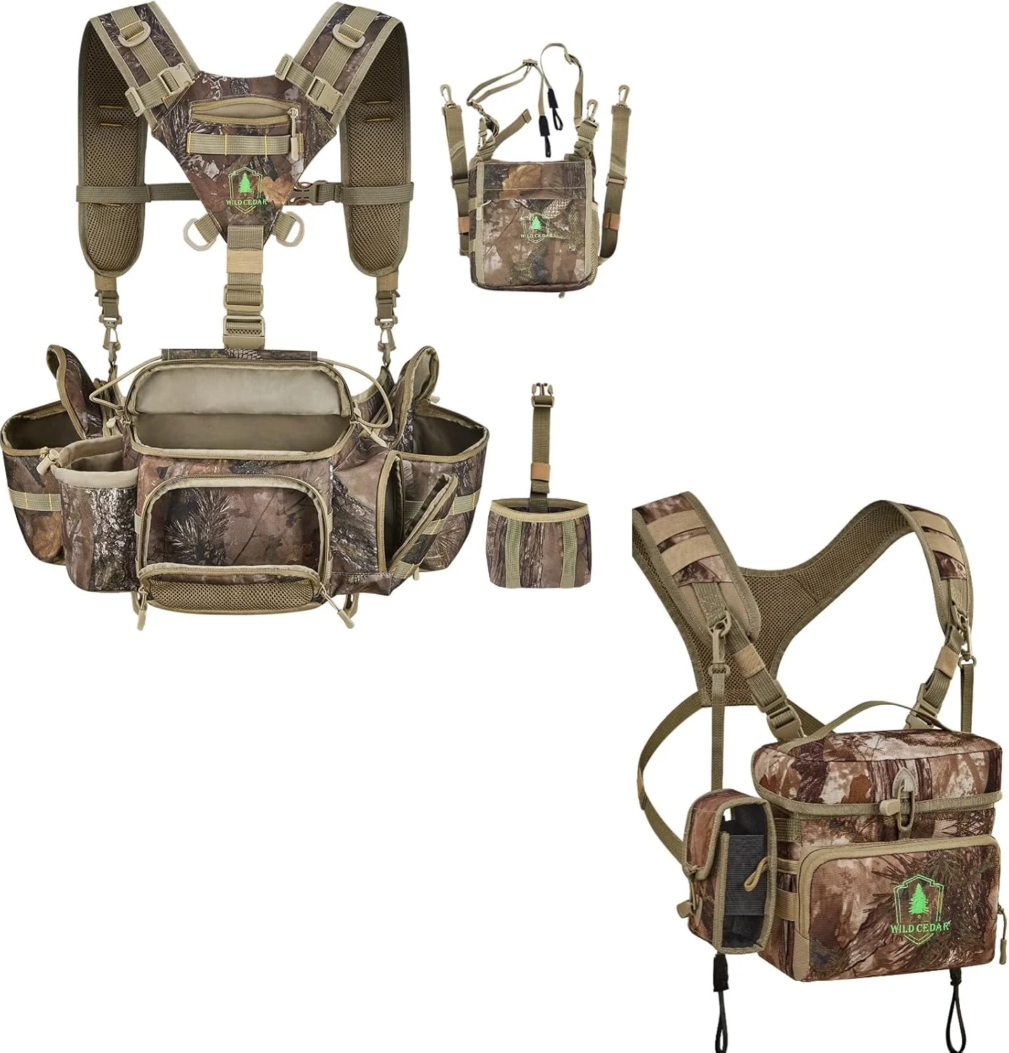 کیف سینه ای دوربین شکاری به همراه کیف کمری شکار