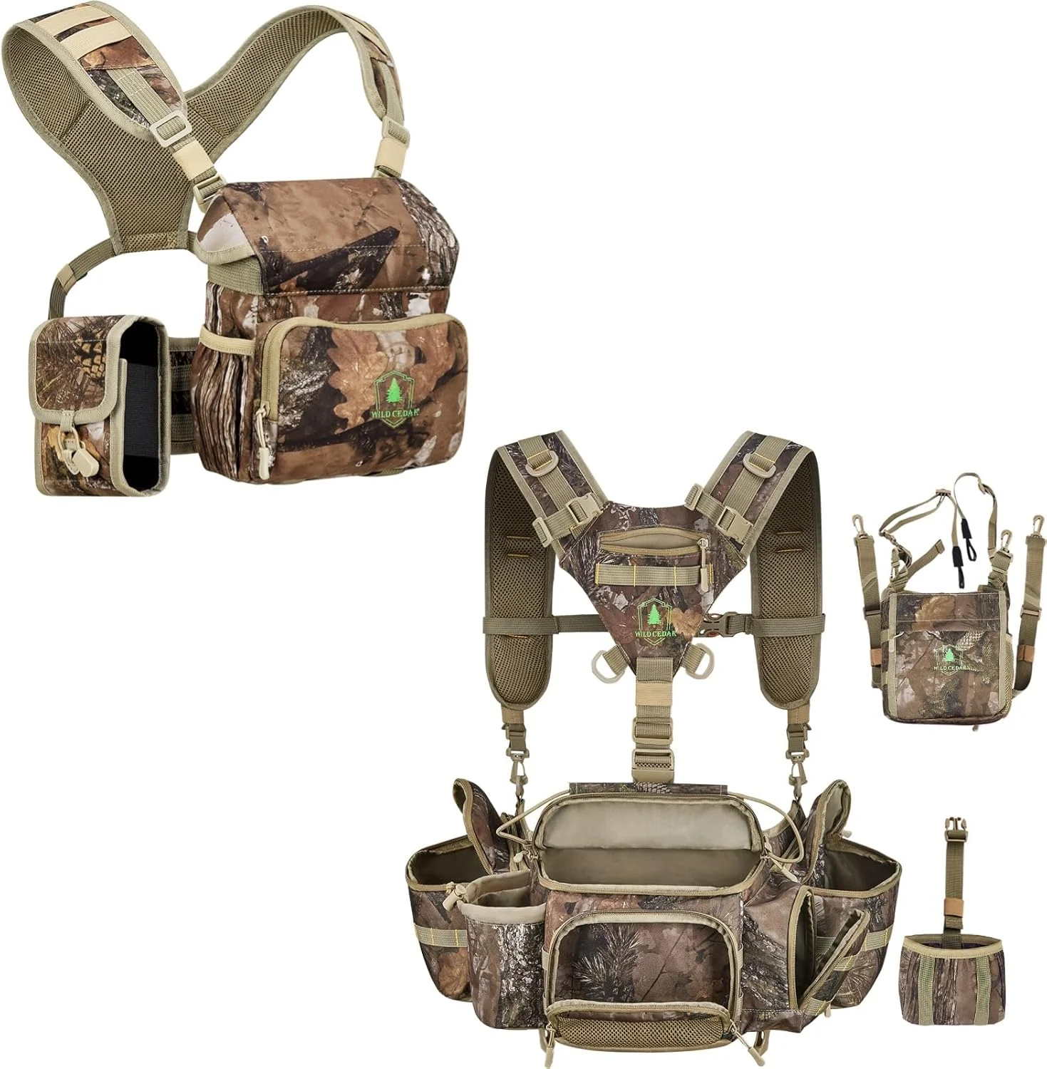 کیف سینه ای دوربین شکاری به همراه کیف کمری شکار