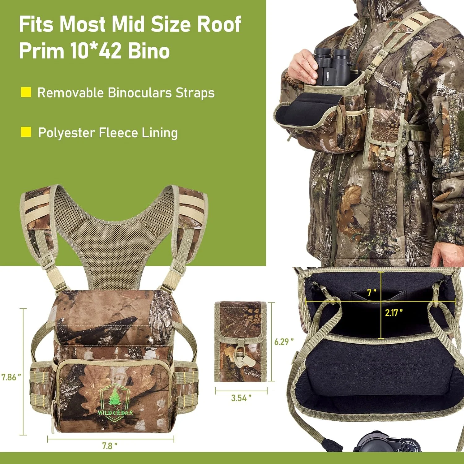 کیف سینه ای دوربین شکاری به همراه کیف کمری شکار