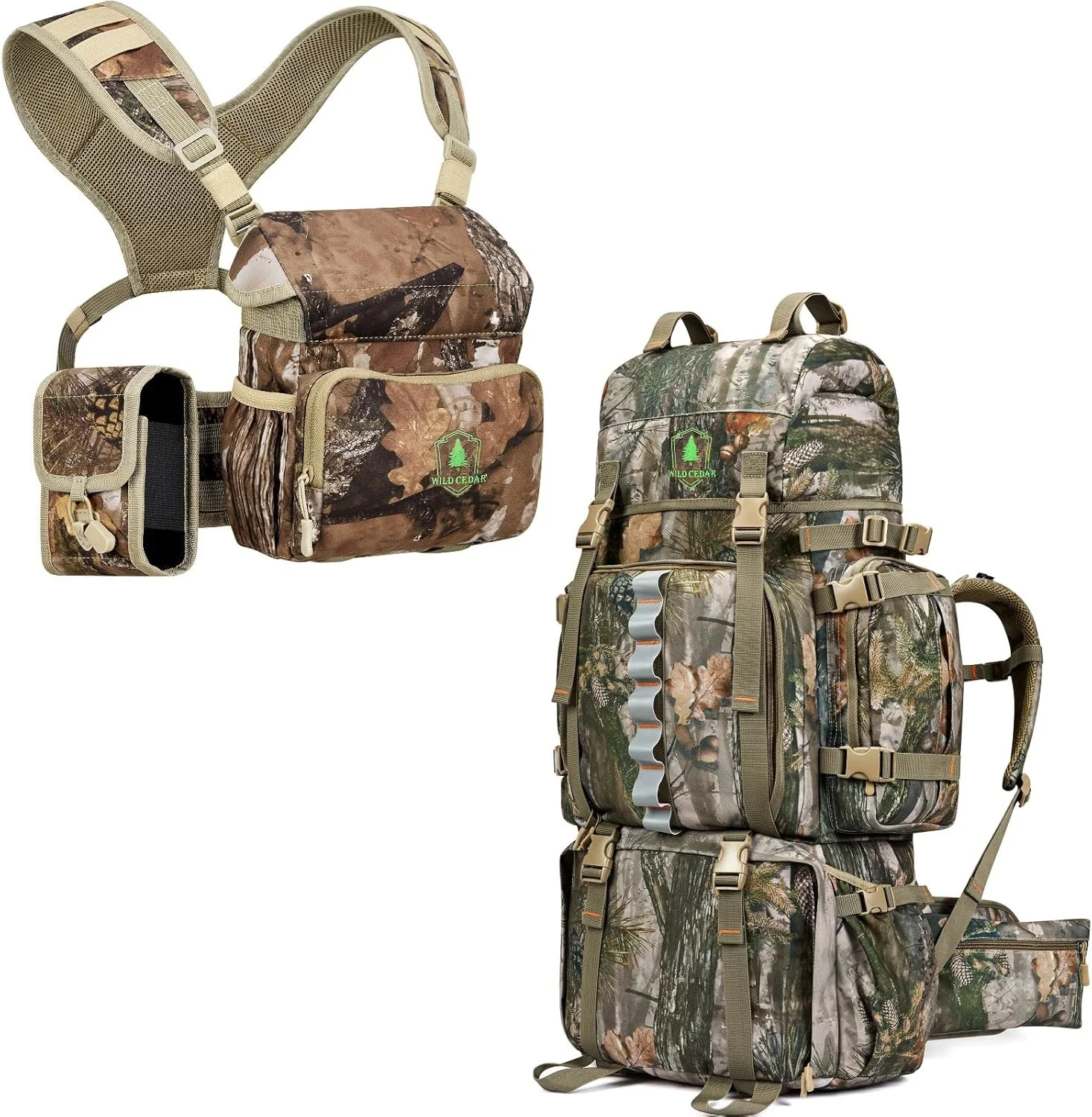 کیف سینه ای دوربین شکاری + کوله پشتی شکار 80 لیتری