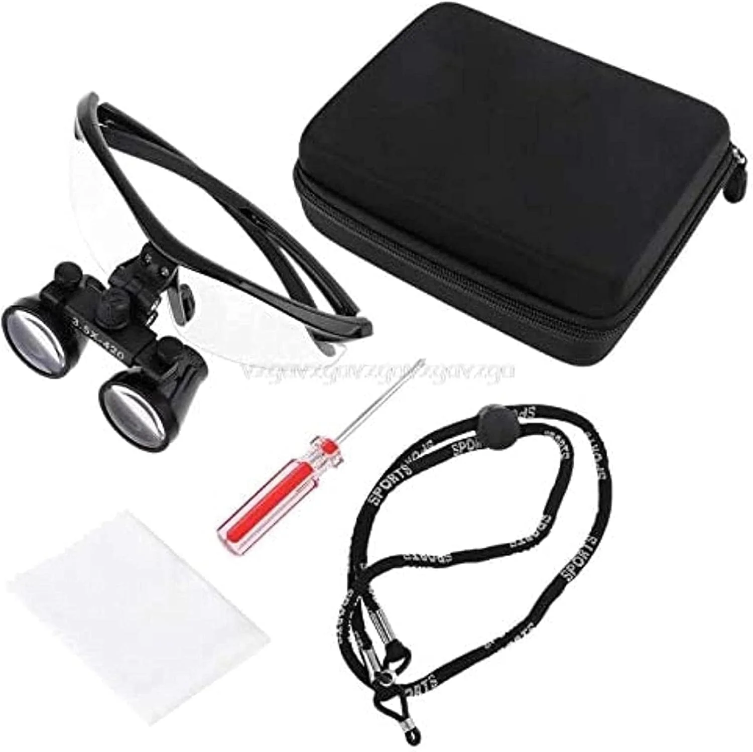 هدست لوپ دوچشمی سبک وزن 5X/3.5X دندانپزشکی D13 19